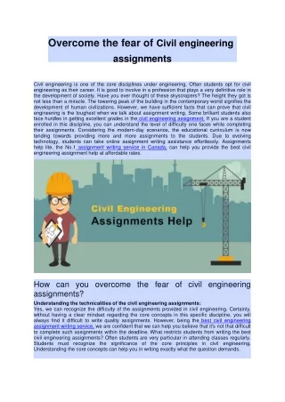 Overcome-the-fear-of-Civil-engineering-assignments