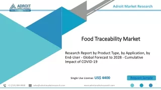 Food Traceability Market PPT