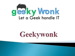 Web Development Services | Digital Marketing Services - GeekyWonk