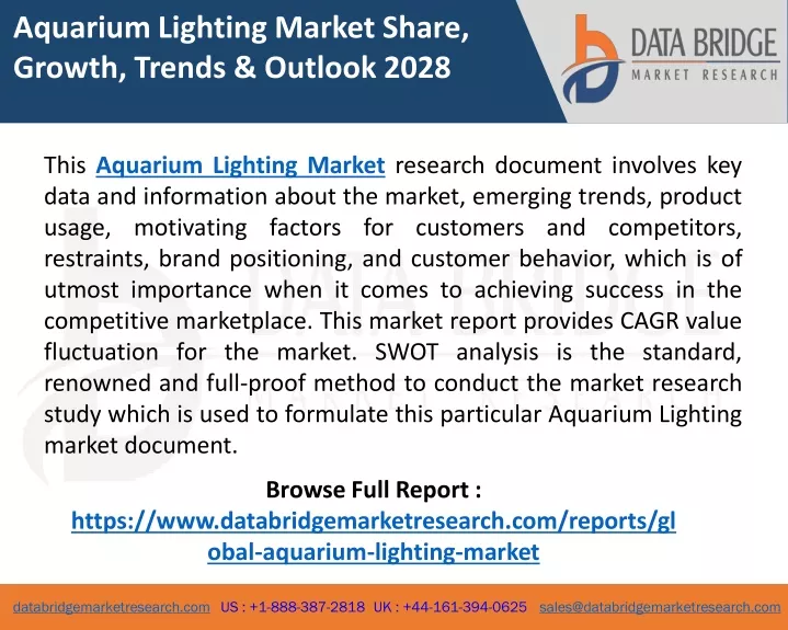 aquarium lighting market share growth trends