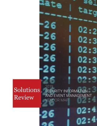 2019 security information and event management