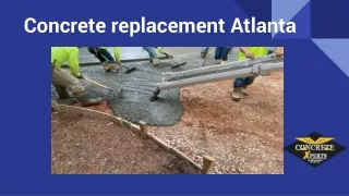 Concrete Replacement Atlanta