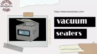 One of the top Vacuum sealers Companies in USA