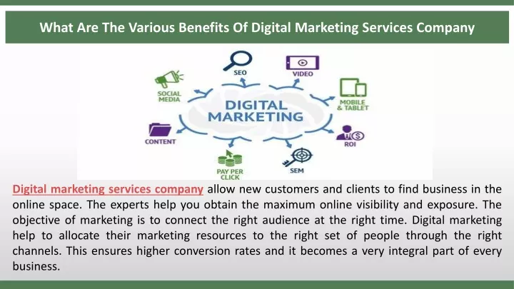 what are the various benefits of digital