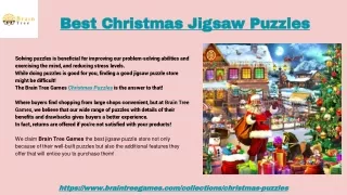 Best Christmas Jigsaw Puzzles