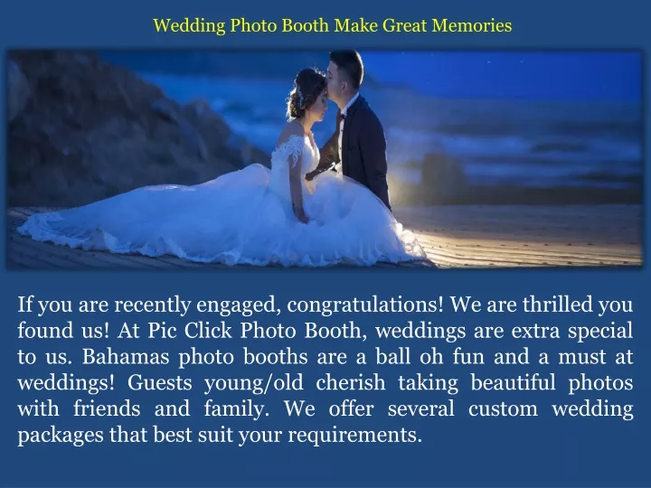 wedding photo booth make great memories