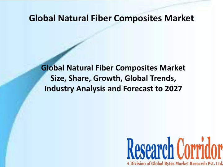 global natural fiber composites market