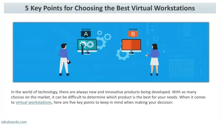 5 key points for choosing the best virtual