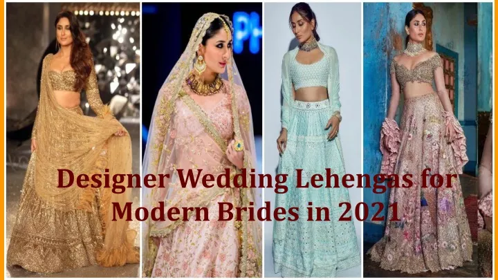 designer wedding lehengas for modern brides