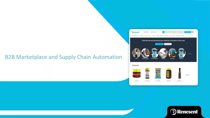 b2b marketplace and supply chain automation