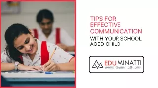 tips for effective communication with your school