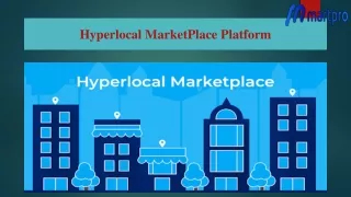 hyperlocal marketplace platform