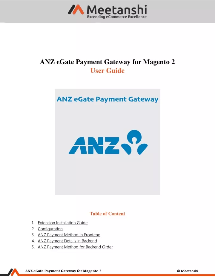 anz egate payment gateway for magento 2 user guide