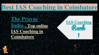 IAS Coaching in Coimbatore