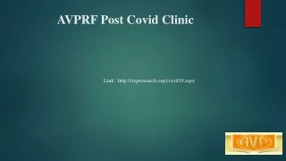 AVPRF Post Covid Clinic