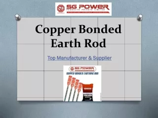 Browse Copper Bonded Earth Rod
