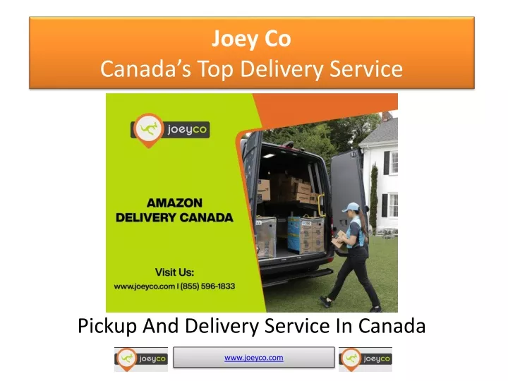 joey co canada s top delivery service