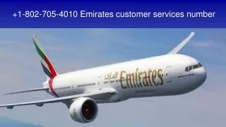 1 802 705 4010 emirates customer services number