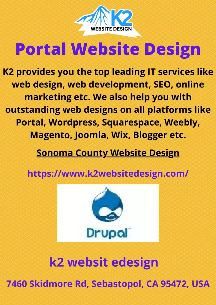 portal website design