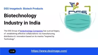 Biotechnology Industry in India