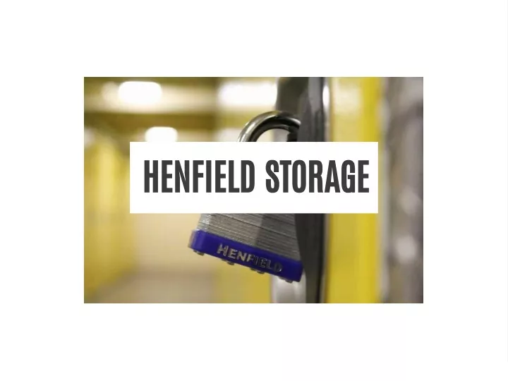 henfield storage