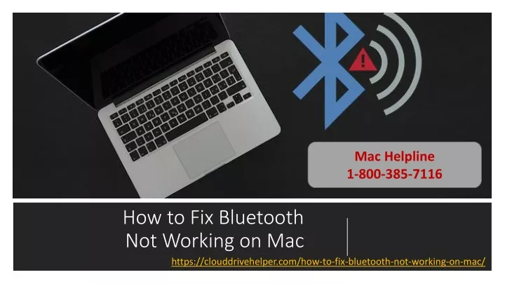 how to fix bluetooth not working on mac