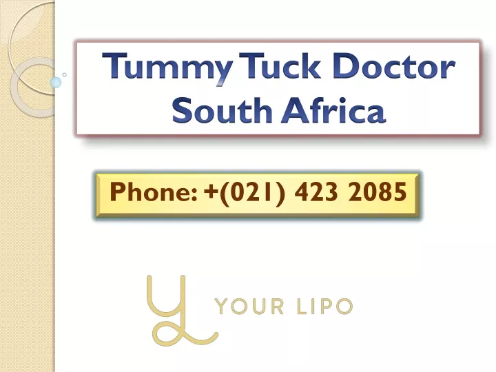 tummy tuck doctor south africa