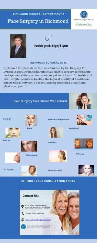 Best Face Procedures In Richmond - Richmond Surgical Arts