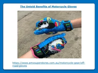 The Untold Benefits of Motorcycle Gloves