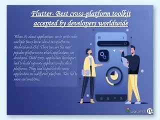 flutter best cross platform toolkit accepted