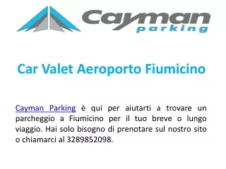 Car Valet Aeroporto Fiumicino