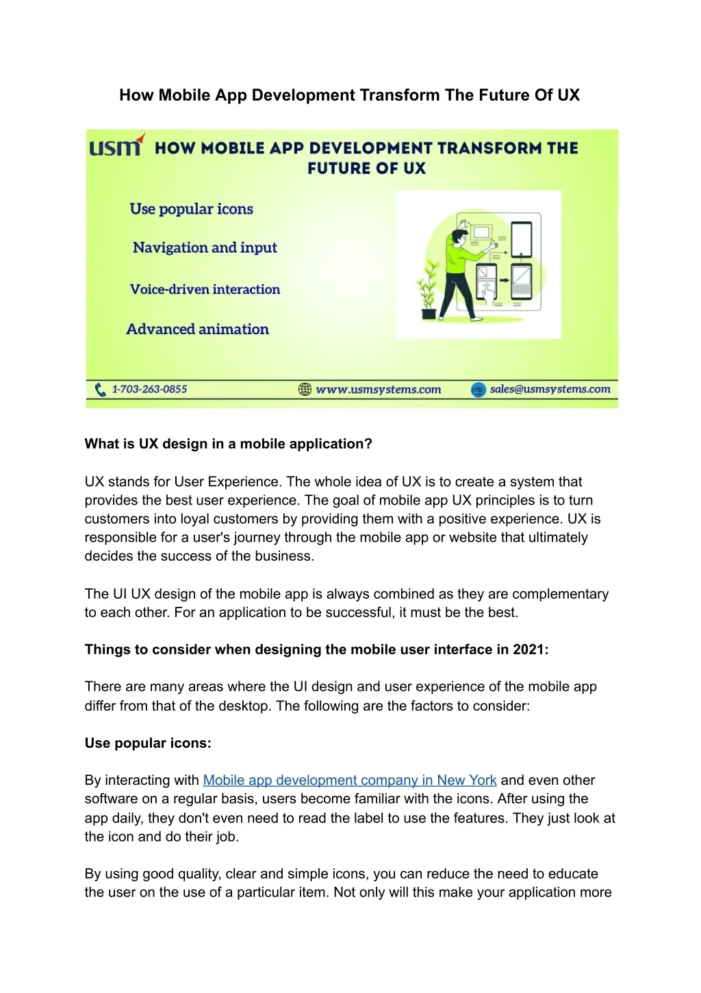 PPT - How Mobile App Development Transform The Future Of UX PowerPoint ...