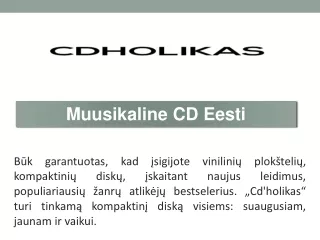 muusikaline cd eesti