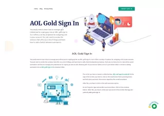 AOL Gold Sign In