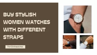 Buy Stylish Women Watches with Different Straps