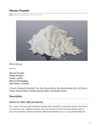 Heroin Powder