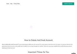 How to delete AOL Email