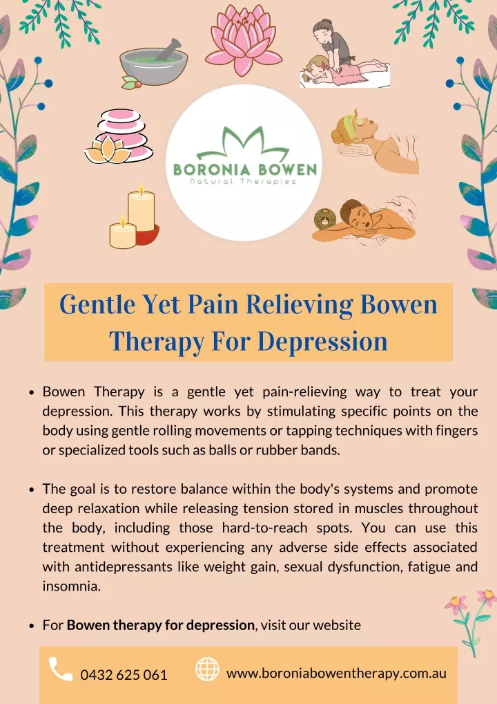 gentle yet pain relieving bowen therapy