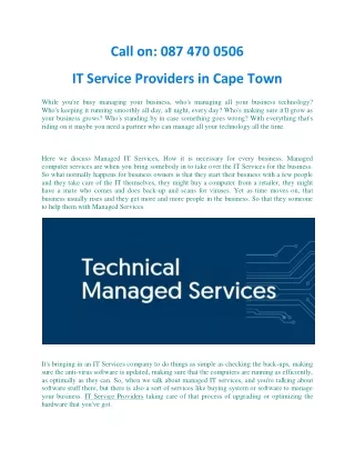 IT Service Providers in Cape Town | www.trg.co.za