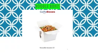 Noodle Boxes