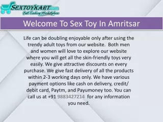 Welcome To Sex Toy In Amritsar - Sextoykart