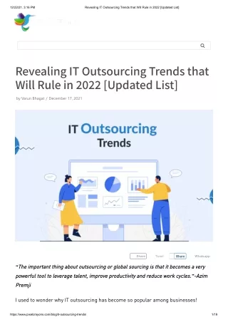 Revealing IT Outsourcing Trends that Will Rule in 2022 [Updated List]
