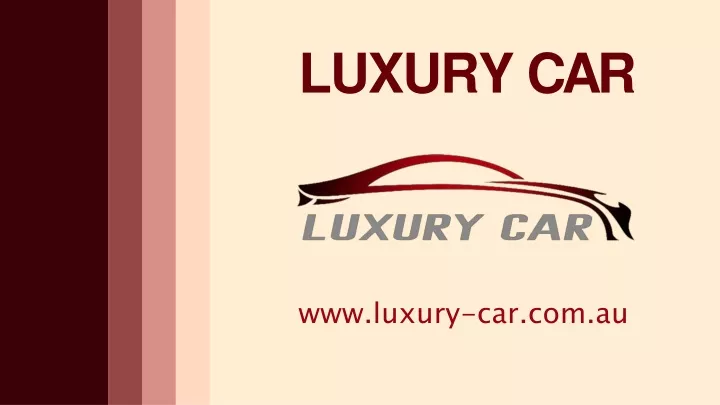 luxury car