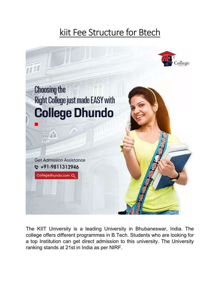 kiit fee structure for btech kiit fee structure