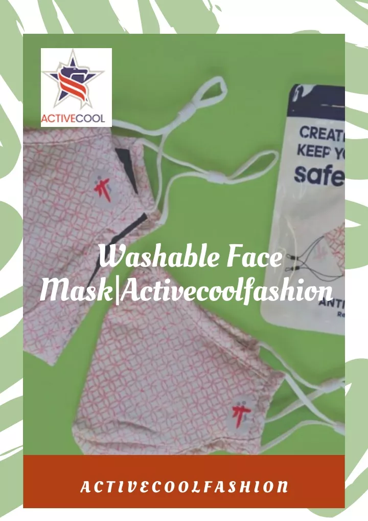 washable face mask activecoolfashion