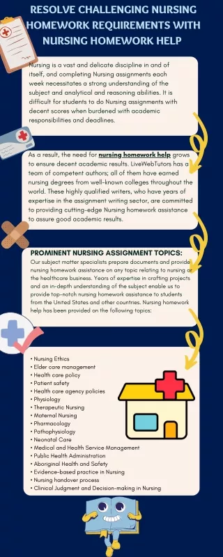 resolve challenging nursing homework requirements