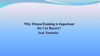 Why Fitness Training is Important for Car Racers ?