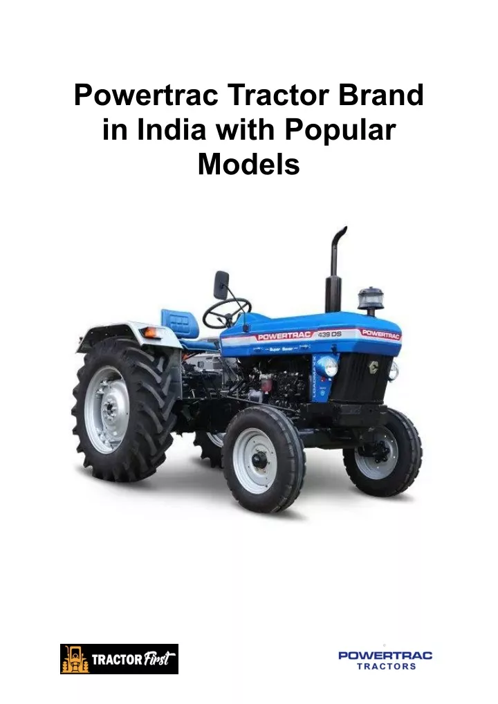 powertrac tractor brand in india with popular