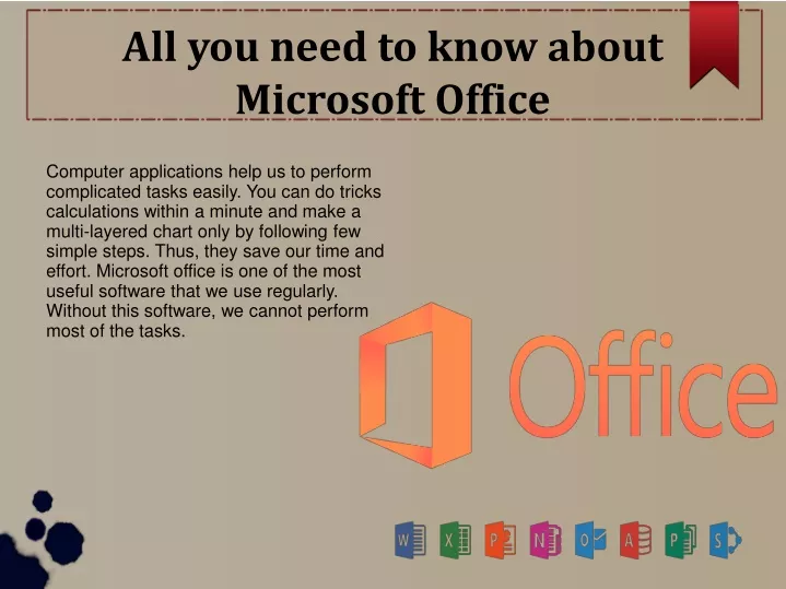 all you need to know about microsoft office