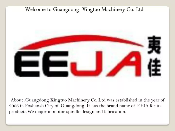 welcome to guangdong xingtuo machinery co ltd